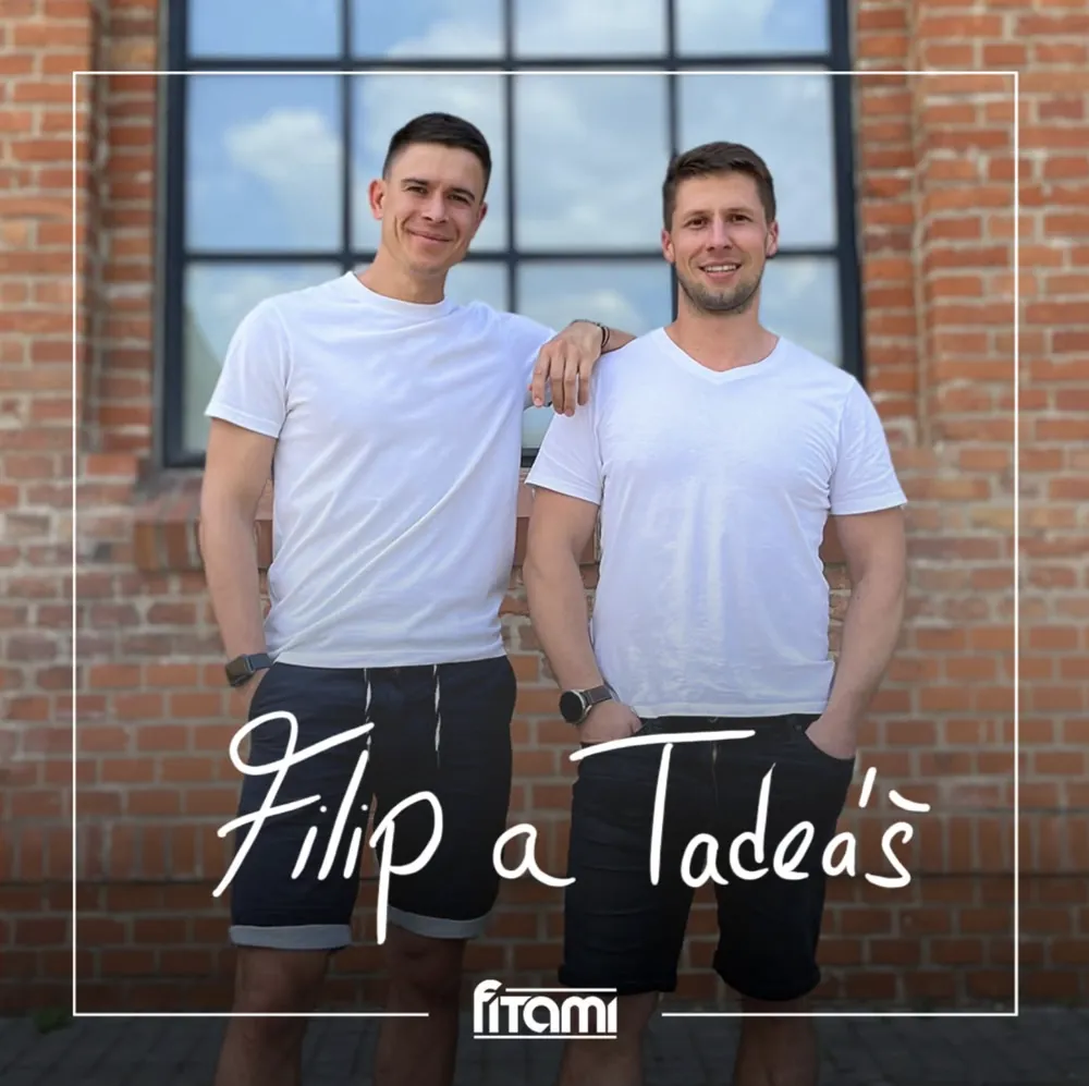 Filip a Tadeáš, majitelia e-shopu FITAMI, brandová fotka