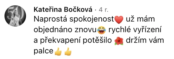 Recenzia zákazníka na e-shop FITAMI