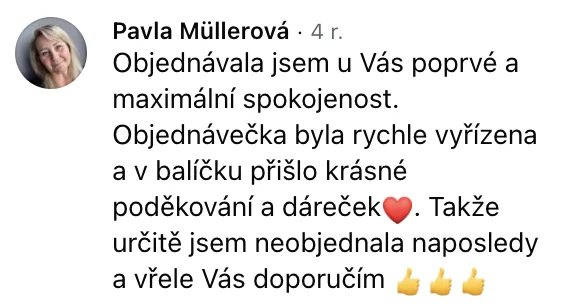Recenzia zákazníka na e-shop FITAMI