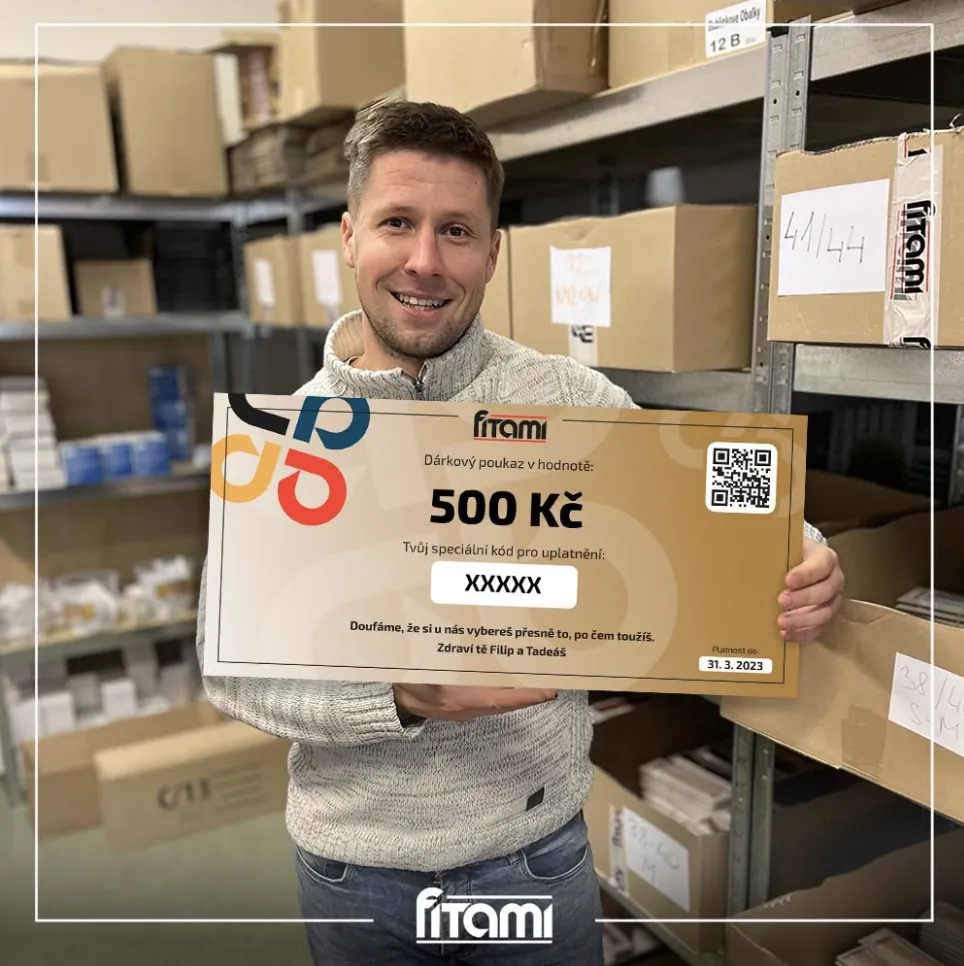 Tadeáš, spolumajiteľ e-shopu FITAMI